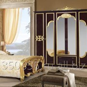 Спальня Карина с 6-ти дверным шкафом Могано золото