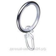 Кольцо для кованого карниза d16 10шт серебро глянец фото