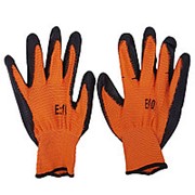 Рабочие перчатки обливные оранжевые E10