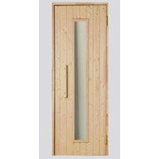 Дверь для бани Puidust saunauks aknaga