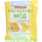 Виталор леденцовая карамель со вкусом мёда с витамином С, 60 г.