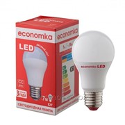 Светодиодная лампа Economka А60 LED 7W Е27 с СС-драйвером, 4200K фото