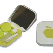 Футляры для контактных линз дорожный набор яблоко фото