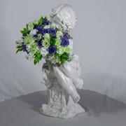 Аромакомпозиция из мыла и цветов с ароматом элитного французского парфюма АНГЕЛ СЕРЖИО фото