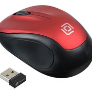 Мышь Oklick 665MW черный/красный фото