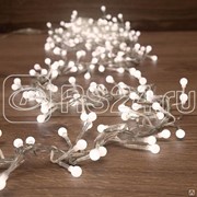 Гирлянда “Мишура LED“ 3м 288LED бел. прозр. провод 18Вт 220В IP20 фото