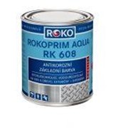Грунтовая антикоррозийная водорастворимая краска ROKOPRIM AQUA RK 608 фото
