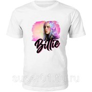 Белая футболка Billie (Билли Айлиш) фотография