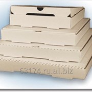 Упаковка картонная для пиццы фотография