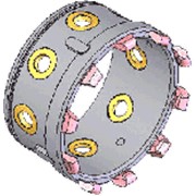 Коронка ножевая с приварными зубьями 1500мм (30 шт.) фотография