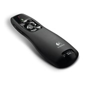 R400 Logitech презентер Wireless, Лазерный указатель, Чёрный фото