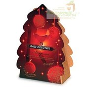 Сладкие новогодние подарки: конфеты с логотипом в 