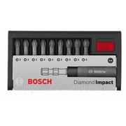 Набор бит Bosch Diamond impact pz, 10 предметов фото