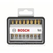 Набор бит Bosch Robust line max grip pz1/pz2/pz3 49 мм, 8 шт. фото