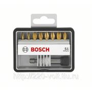 Набор бит Bosch Robust line max grip ph1/ph2/ph3 25 мм, 8 шт. фото
