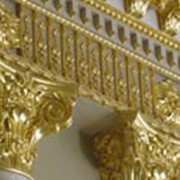 Золочение сусальным золотом фото