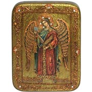 Подарочная икона Архангел Гавриил на мореном дубе фото