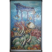 Панно “Подводный мир“ из стеклянной мозаики фото