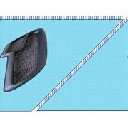 Накладка панели 2106 обтянутая релином (венилом) и необтянутая. фото