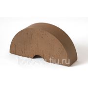 Фигурный кирпич полнотелый Brunis (радиальный) 250x121x65мм коричневый фото