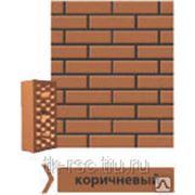 Кирпич облицовочный СБК (Украина), коричневый М-150 фото