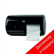 Диспенсер Tork для туалетной бумаги в стандартных рулонах белый, черный фото