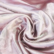 Портьерная ткань Блэкаут цвет розовый рисунок узор завиток фото