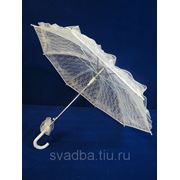 Зонтик гипюровый белый