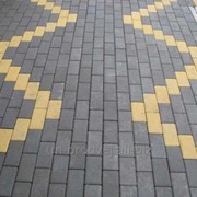 Тротуарная плитка Дорожный кирпич (серый)