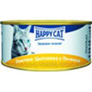 Консервы для кошек Happy Cat Chicken & Liver (цыпленок и печень) фото