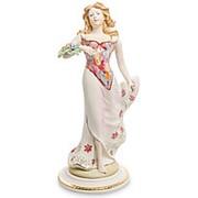 Скульптура “Девушка с цветами“ 18х35х15см. арт.SV-70 Sabadin Vittorio фотография
