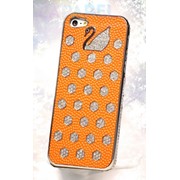 Чехол Swarovski Design Orange для iPhone 5/5s фотография