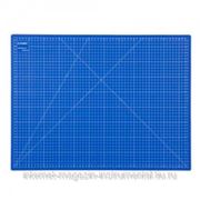 Коврик ЗУБР “ЭКСПЕРТ“, непрорезаемый, 3мм, цвет синий, 600х450 мм фото