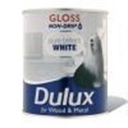 Dulux Gloss non Drip Краска белая глянцевая 0.75. (Дулукс) фото