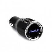 Dolphin Dual iWalk зарядное устройство автомобильное, Питание: Прикуриватель, Чёрный, CCD002
