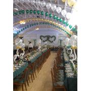 Украшение свадеб и торжеств воздушными шарами фотография