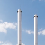 Промышленные дымовые трубы фото