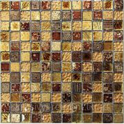 Стеклянная мозаика с камнем Antik-2 300*300*8 фотография