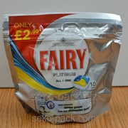 Капсулы для посудомоечной машины Fairy Platinum “all in one“ (10 шт) фотография