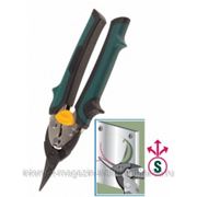 Ножницы KRAFTOOL “UNI-KRAFT“ по твердому металлу,с двойной рычажной передачей,Cr-Mo,двухкомпонентная ручка, прямые,180мм фото