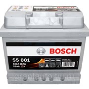 Аккумуляторная батарея BOSCH 0092S50010 S5 12V 52Ah 520A фотография