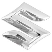 Эмблема хром SW Suzuki средняя 80x80мм (скотч) фото