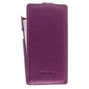 Кожаный чехол для Sony Xperia S / LT26i / Arc HD Melkco Premium Leather Case - Jacka Type (Purple LC) фото