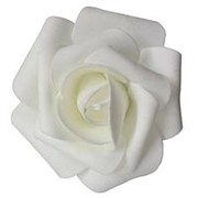 Декор свадебный Роза белая 12см фотография