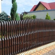 Забор деревянный 1016 фото
