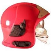 Шлем-каска пожарного спасателя ШКПС, красного цвета