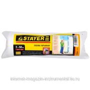 Пленка STAYER “STANDARD“ защитная укрывочная, HDPE, в рулоне, 7 мкм, 2 х 50 м фотография