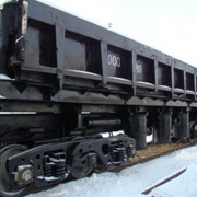 Железнодорожный вагон - самосвал Думпкар 2вс-105 фотография