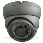 Купольная ИК-видеокамера, 700ТВЛ (960H), f=2,8-12 на базе DSP Sony Effio-E, вандалозащищённая
