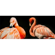 Картина АGL2-044 в раме 50*120*4,5 глянцевая Фламинго фото